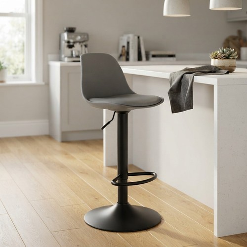 Versatile grey bar stool - bar,