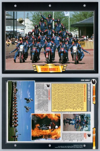 Stunt riding motorbike - stunt, 2