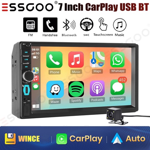 Double din wireless carplay - double, 7"