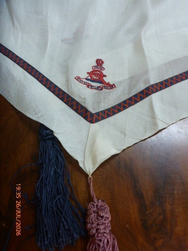 Ww1 silk royal artillery - ww1,