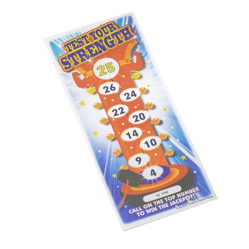Test your strength fun - test, bingo