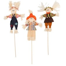 Set of 3 Mrs Scarecrow Picks
