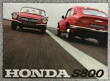 HONDA S800 Car Sales Brochure