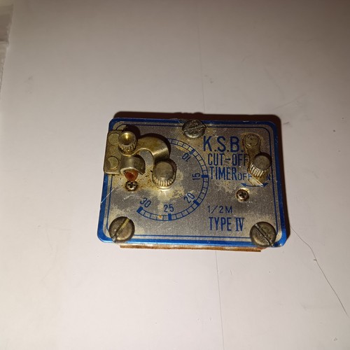 Ksb seconds fuel shut off - seconds,