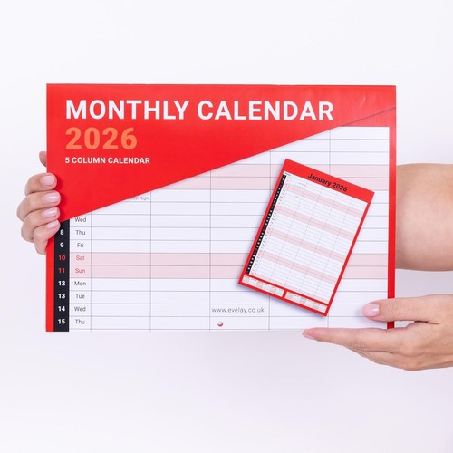 Family calendar 2026 a3 - 2026, uk