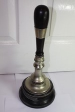 ANTIQUE Pump Tap Handle On Wooden Plinth Beer Bar Pub Man Cave.LOFTUS Ltd LONDON