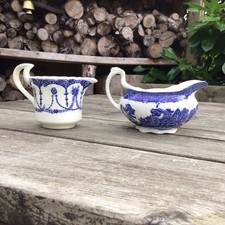 Antique Blue & White Milk Jug