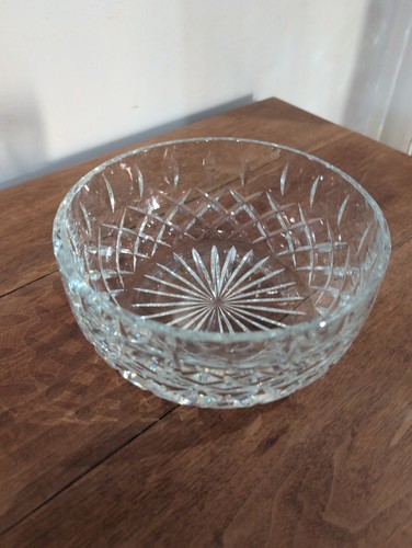 Heavy cut crystal glass - glass, fruit