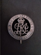 Original WW1 Silver Services Rendered Wound Badge B141571 British Military