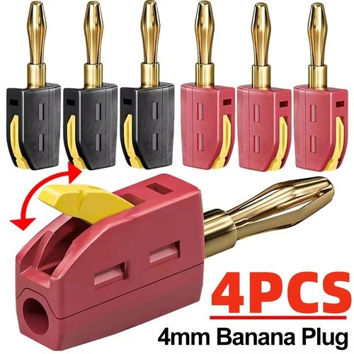 4mm banana plug connectors - plug, 32a