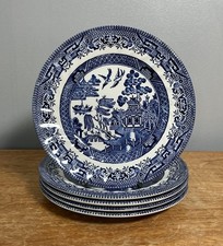 5x Royal Wessex Blue Willow  -