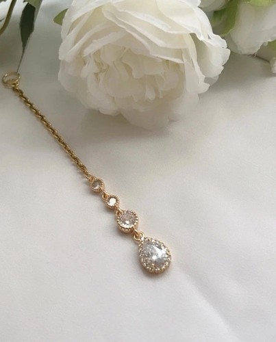 Gold tikka headpiece - gold,