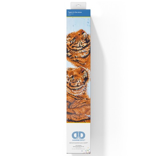 Diamond painting kit - kit:, tigers