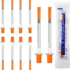 10 Pack 1ml Syringes 30G 8mm