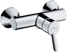 Hansgrohe Focus S single lever shower mixer tap ceramic system. Chrome 31762000.