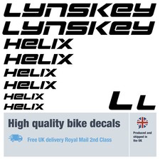 Lynskey Helix bike decals with