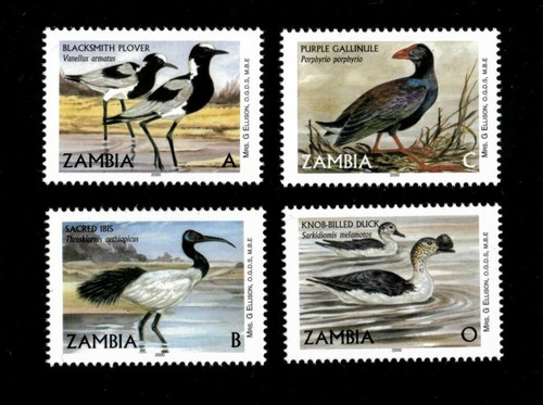 Zambia 2000 birds set of - -,