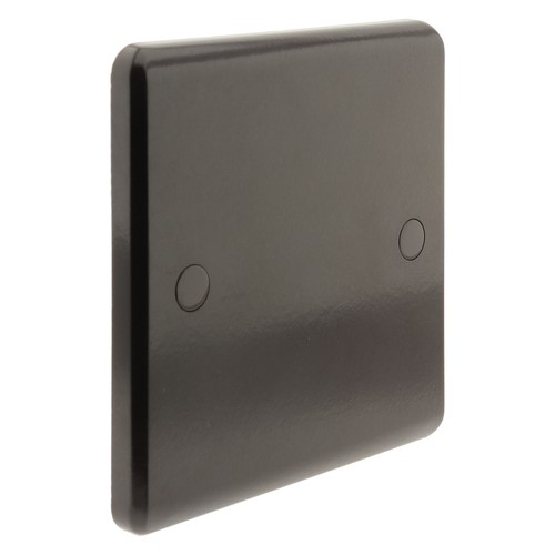 Dark brown blanking plate 1 - dark, |