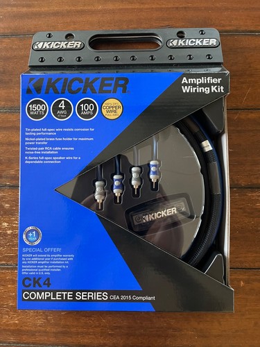 Kicker 46ck4 car audio gauge - 46ck4,