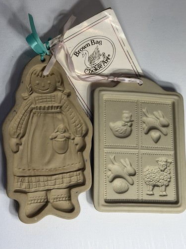 Brown bag cookie art - brown,