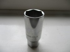 HALFORDS 14MM SPARK PLUG SOCKET (21MM AF)  3/8" DRIVE - CR-VANADIUM - EXCELLENT