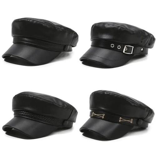 British style leather beret - style,