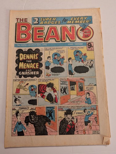 Beano comic 2070 march - comic,