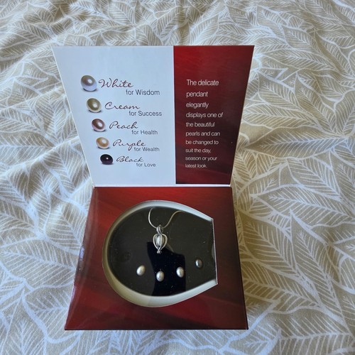 Genuine pearl pendant necklace - genuine,