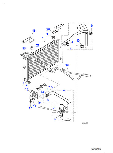 Jaguar genuine grommet - grommet, eyelet