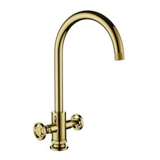 Henry Holt Twin Lever Tap Gold