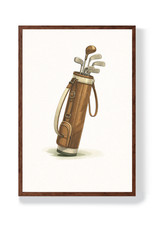 Vintage Golf Bag Clubs Driver