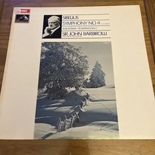 ASD 2494 ED1 Sibelius Symphony no. 4 Sir John Barbirolli EMI Stereo 1st C/Stamp