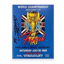 Sir Geoff Hurst Signed 1966 World Cup Programme