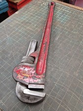 Record leader 24 pipe wrench Vintage Stilsons Plumbing Tool 2ft  Made In England