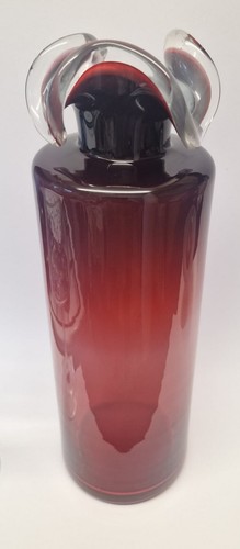 Tarnowiec glassworks burgandy - tarnowiec,