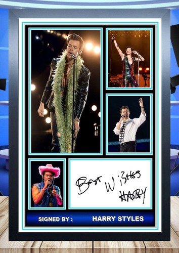 492 harry styles signed - styles, a4