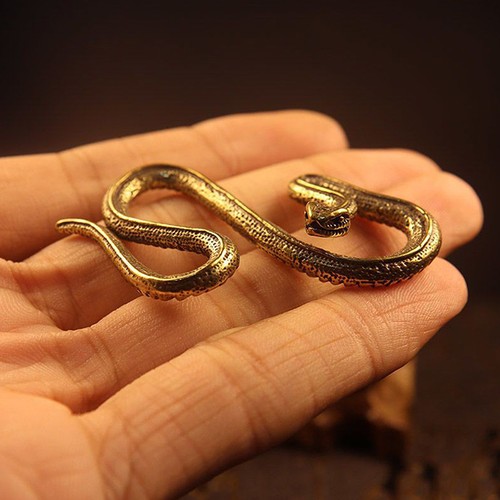 Copper cobra snake miniature - copper,