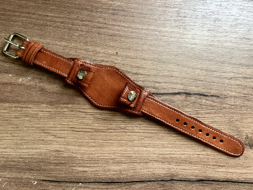18mm handmade leather ww1 ww2 - handmade,