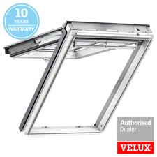 VELUX Roof Window GPL 2070, White Painted, Top-hung, with selected Flashing Kit