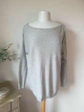 H&M grey thin loose knit