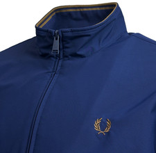 Fred Perry | Tipped Brentham Jacket L (French Navy) Terraces 90s Casuals Scooter