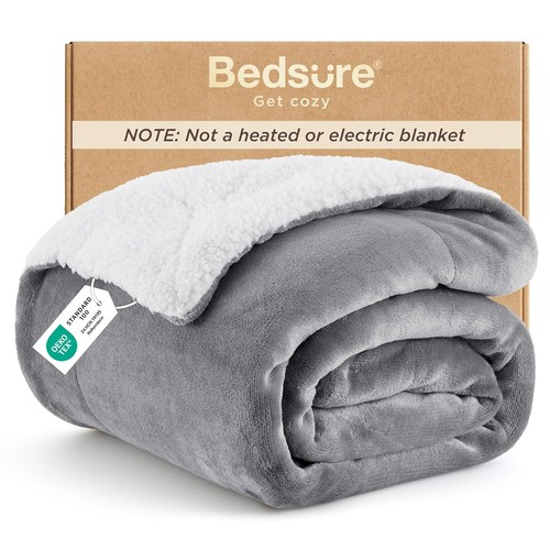 Bedsure sherpa fleece - bedsure,