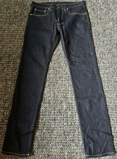 Men’s Muji Dark Denim Straight Leg Jeans, Size 31x34, BNWOT