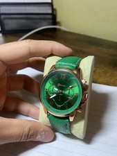 Geneva Green Faux Leather