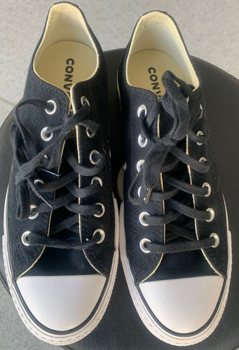Ladies black converse - black, low-top