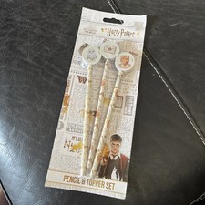 Primark Harry Potter pencil And Topper Set stationary