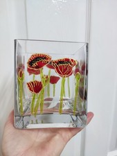 Poppies Stained Glass Vitrail