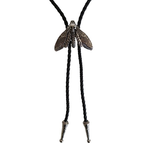 Death moth bolo - moth, black