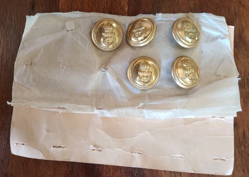Vintage royal navy gilt - royal,