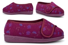 Womens Wide Fit Slippers Extra